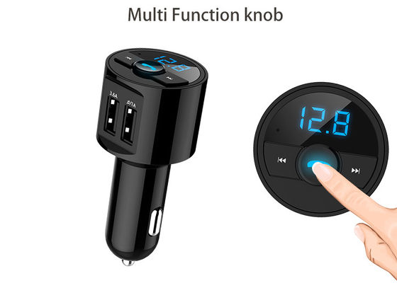 A2DP Bluetooth FM Transmitter Car Kit 10m Operating Voice Navigation