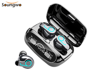 800mAh Wireless Gaming Earbuds IPX7 Micro USB Support Binaural Mode