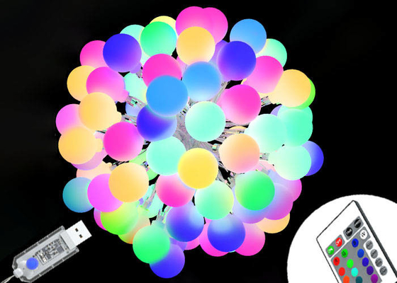 16 RGB FCC Color Change Ball Lights FCC With 50pcs Lamp Beads