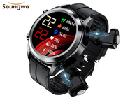 350mAH SpO2 Smart Watch With Earbud Inside Bluetooth Music Play