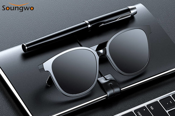 Handsfree smart sunglasses built in double speakers touch control for outside sport