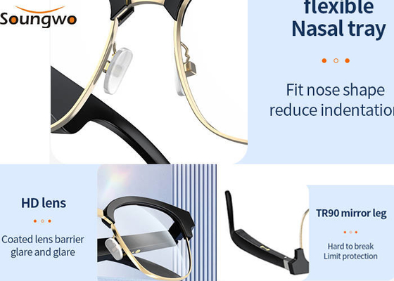 Smart Sunglasses Bluetooth Eyeglasses With Speaker Hands Free For Travel