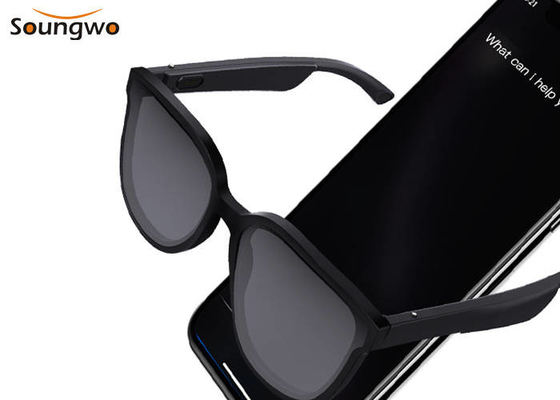 Smart Frames Glasses Bluetooth Sunglasses Directional Auditory Experience Black