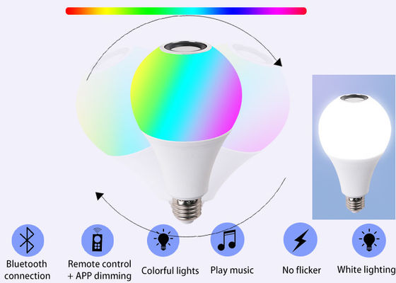 APP Control Bluetooth Music Light Bulb 6500K 10000H Life Span