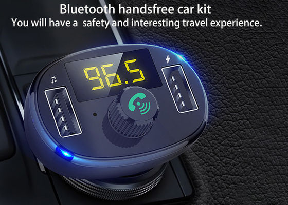 BLE4.2 Bluetooth Handsfree Car Kit FM Transmitter With Remote CE ROHS