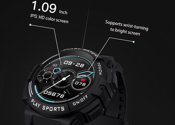 Vibration Reminder IOT Bluetooth Smartwatch 150mAH Waterproof 1.09 Inch