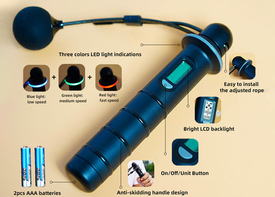 Cordless Fitness Sport Skipping Data Analysis Counter Adjustable Length FCC