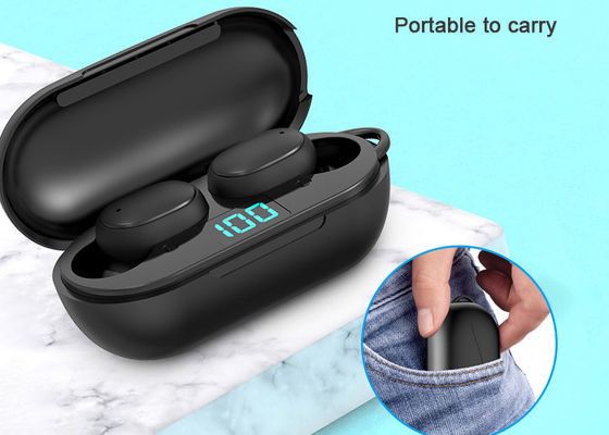 ABS Noise Canceling Wireless Earbuds 20KHz FCC With Mic Lightweight