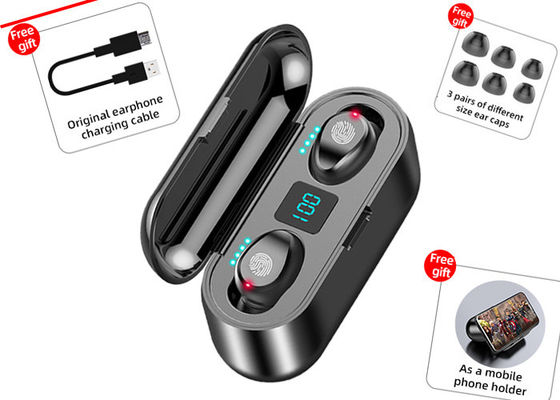 CVC8.0 HiFi Stereo Wireless Bluetooth Earbuds IPX5 AVRCP HSP For Sports Gym
