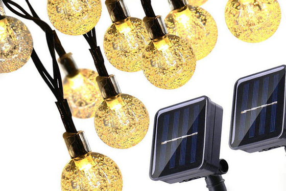 Flexible Decrata Solar Garden Ball Lights 1200MAh Rechargeable Ni MH battery