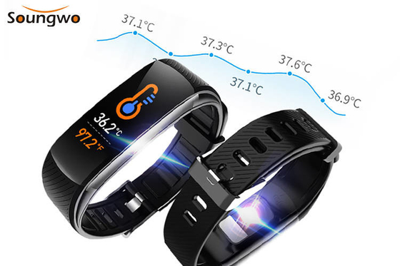 Temperature Monitoring Smart Functional Bracelet Health Data Step Number For Family