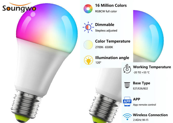 Bluetooth Mesh Light Bulb Network Group Control Smart Led Home Decoration